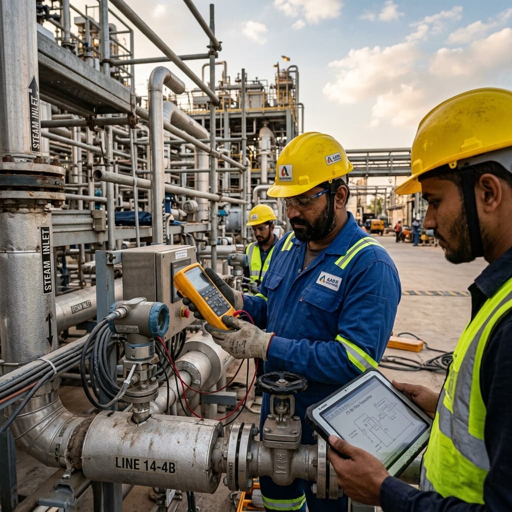 On-site installation and loop testing phase